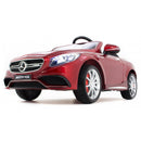 Macchina Elettrica per Bambini 12V con Licenza Mercedes S63 AMG Rossa