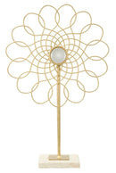 Decorazione Glam Ring 25,5x10x39,5 cm in Ferro Oro