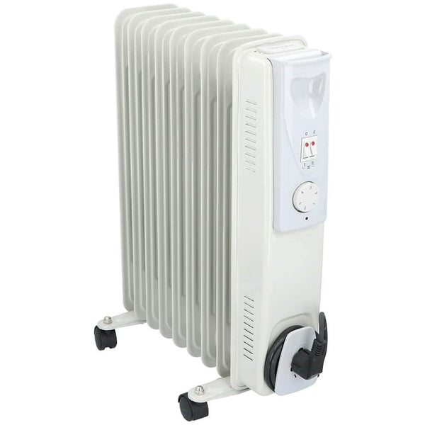 prezzo Stufa Termosifone ad Olio 9 Elementi 2000W Termostato Regolabile e Ruote Alpina