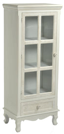 Mobiletto Vetrina 1 Anta Vetro 1 Cassetto Lipsia