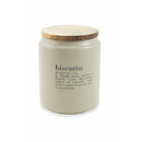 Barattolo Biscotti 1,75 Litri in Gres VdE Tivoli 1996 Grigio