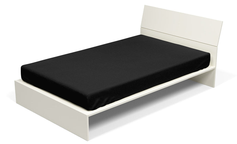 Lenzuolo Sotto con Angoli ed Elastico Tinta Unita Nero