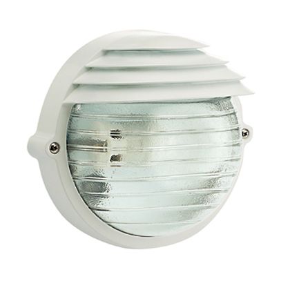 acquista Lampada Applique Tonda Grande Colore Bianco per Esterno Linea Palpebra Sovil