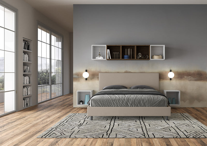 Letto Matrimoniale Naspy Tortora Varie Misure