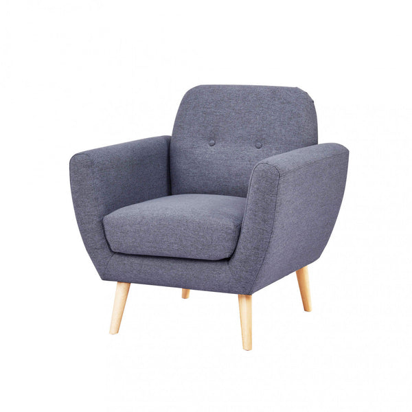 acquista Poltrona Burton 84x79x86 h cm in Tessuto Grigio scuro