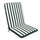 Cuscino Real Medio 90x40x4 cm in Poliestere Verde