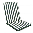 Cuscino Real Medio 90x40x4 cm in Poliestere Verde
