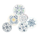 Decorazione da Parete in in metallo 6 piatti cm 90x70x6