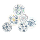 Decorazione da Parete in in metallo 6 piatti cm 90x70x6
