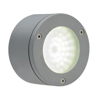 prezzo Lampada a Semi Incasso Tondo Aperto Colore Alluminio per Esterno Linea Route Livos