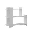 Tavolino da Soggiorno Laterale 77x26x68 cm in MDF Mua Bianco