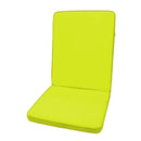 Cuscino Real Medio 90x40x4 cm in Poliestere Verde