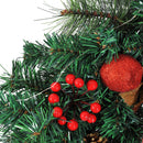 Ghirlanda di Natale Decorativa con 20 Luci LED Ø60 cm 