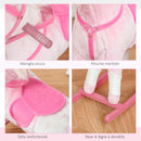 Cavallo a Dondolo per Bambine con Suoni Rosa