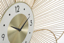 Orologio da Muro Petal 83,5x6x80 cm in Ferro Oro