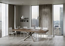 Tavolo Allungabile 140-400x90x77 cm Volantis Premium Noce Telaio 4C 