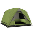 Tenda da Campeggio per 3 Persone Impermeabile 200x200x135H cm Impermeabile con Tasca e Gancio per Lanterna Verde   