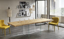 Tavolo Allungabile 160/240x90x76 cm in Rovere Impiallacciato Snooker Naturale