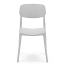 Set 4 Sedie 46x79x54 cm in Polipropilene Elodie Bianca