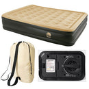 Materasso Queen Doppio Gonfiabile Floccato da Campeggio 203x157x47cm Jilong Beige