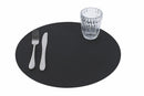 Set 6 Tovagliette Tonda Double Face Effetto Pelle Ø38 cm Villa d'Este Home Tivoli