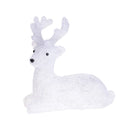 Renna con 50 Led.H38 cm in Plastica