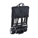 Carrello Portattrezzi da Giardino in Metallo Atlantic 117x50x52 h cm in Acciaio Grigio