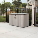 Baule Maxi da Esterno 191x107x132 cm in Polietilene Grigio