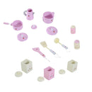 Cucina Giocattolo per Bambini in Legno con Accessori Rosa 60x30x62 cm 