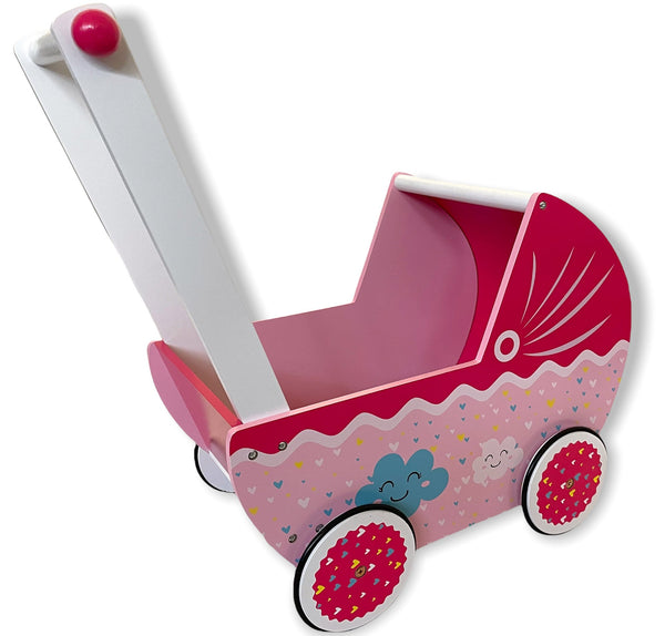 prezzo Carrozzina per Bambola 52x55x26 cm in Legno