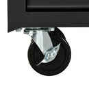 Carrello Porta Utensili da Officina con 7 Cassetti Serratura con Chiavi 69x33x75 cm Nero