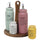 Menage Set Olio Aceto Sale e Pepe  in Gres VdE Tivoli 1996 con Stand
