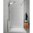 Colonna Doccia Termostatico Multifunzione Idromassaggio Doccetta Alluminio Silver