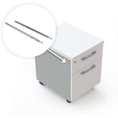 Guide per Cassetti a Sfera 17 x 246 mm Estrazione Parziale Zincato 5 Pezzi Emuca