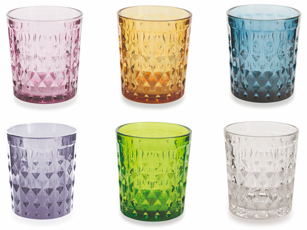 Confezione 6 Bicchieri Acqua in Vetro 350ml Villa d'Este Home Tivoli Fiji sconto