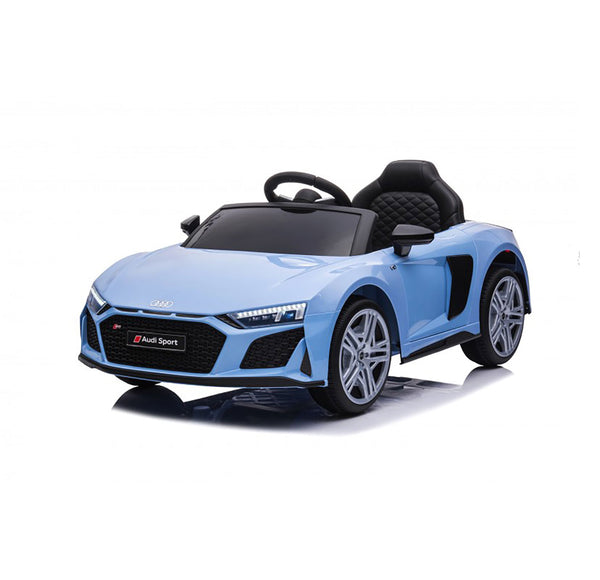 Macchina Elettrica per Bambini 12V Licenza Ufficiale Audi R8 New Spyder con Telecomando e Sedile in pelle Blu prezzo