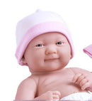 Bambola Bebè Neonato con Pigiama Rosa 36cm JC Toys