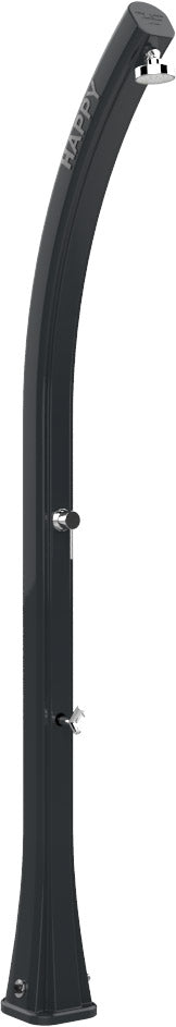 Doccia Solare da Esterno Giardino 23L Miscelatore e Lavapiedi Arkema Happy Grigio Antracite sconto