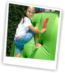 Castello Giostra Gonfiabile Jungle Fun con Scivolo e Pompa Inclusa Happy Hop