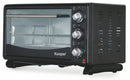 Forno Fornetto Elettrico Ventilato 24 Litri 1380W Kooper Texas 24 Nero