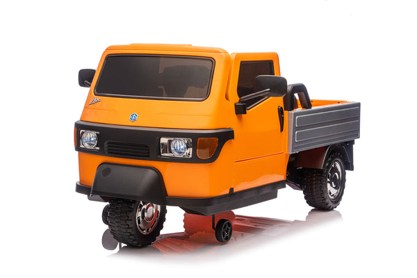 Macchina Elettrica per Bambini Licenza Piaggio Apecar 12V Arancione prezzo