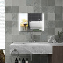 Specchio Bagno con LED a 3 Temperature e Interruttore Touch 70x50 cm Antiappannamento 