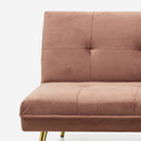 Divano Letto Clic Clac 180x89x78 cm in Poliestere Rosa
