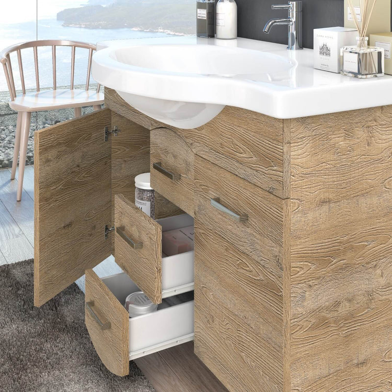 Mobile Bagno 85cm TFT Venus Rovere Miele