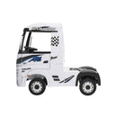 Camion Elettrico Truck per Bambini 12V con Licenza Mercedes Actros Bianco