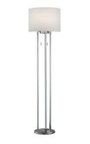 Piantana da Interno a led in Metallo Nickel Opaco