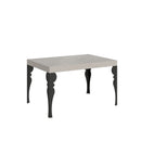 Tavolo Allungabile 130/390x90 cm Paxon Cashmere Gambe Antracite      