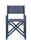 Set 2 Sedie Regista da Giardino 48x56x86h cm Taylor Navy 