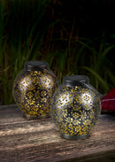 Lampada tavolo da Esterno a LED in Metallo Rame Antico