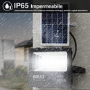 Faro LED 200W Pannello Solare Luce Esterno Alta Luminosita 2000 lm + Telecomando